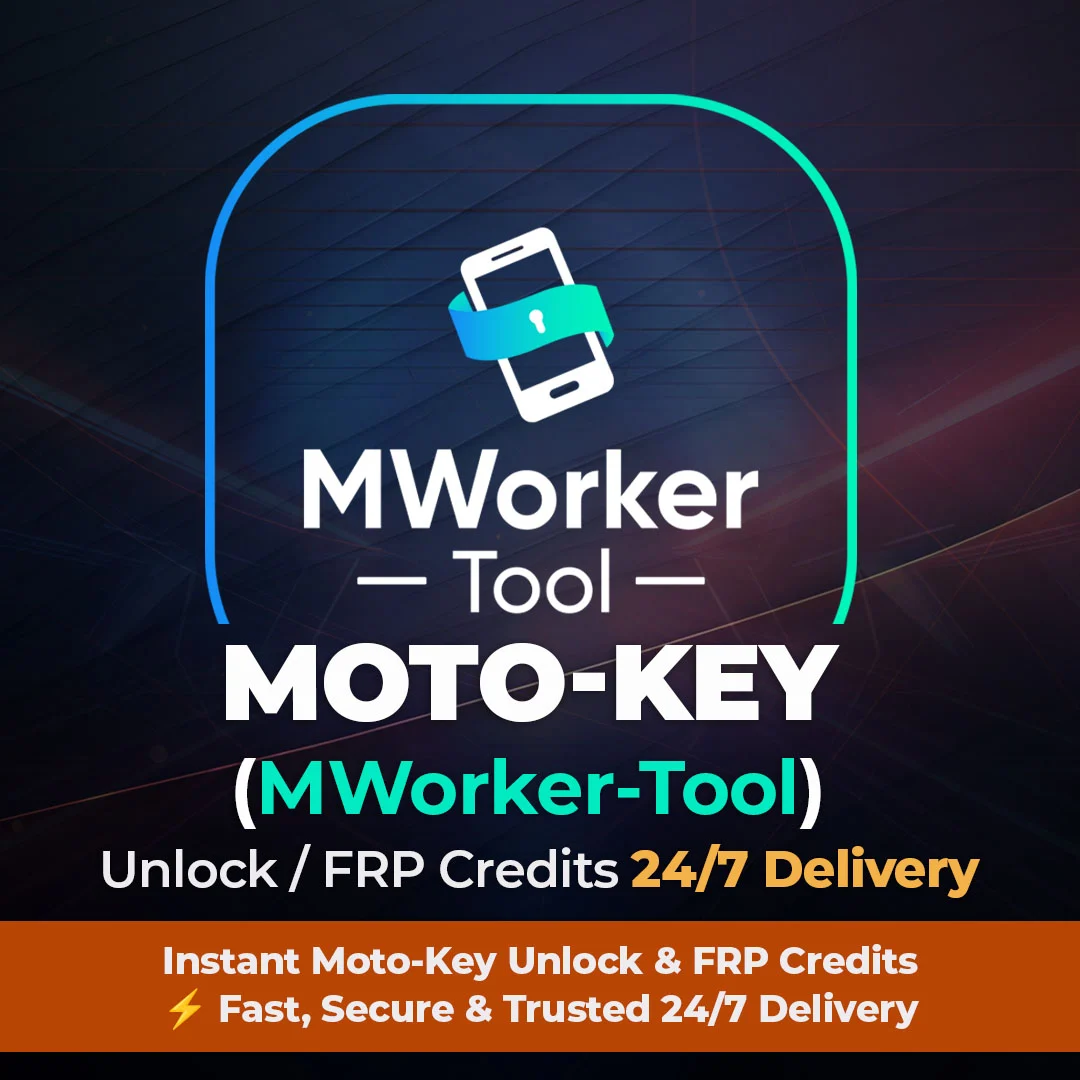 Moto-Key (MWorker-Tool) Unlock / FRP Credits [INSANT] 24/7