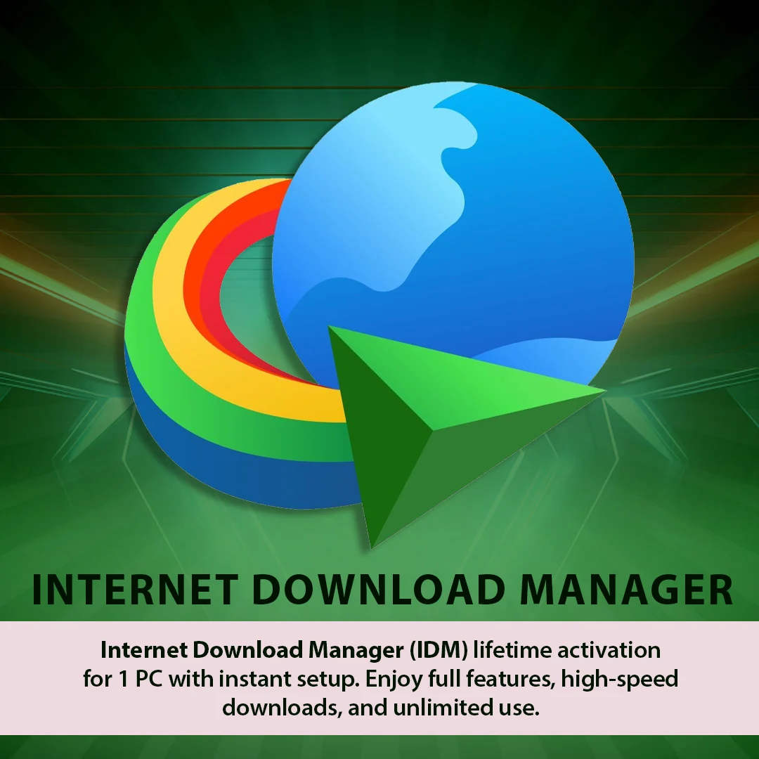 Internet Download Manager (IDM) Lifetime License for 1 PC | Instant Activation