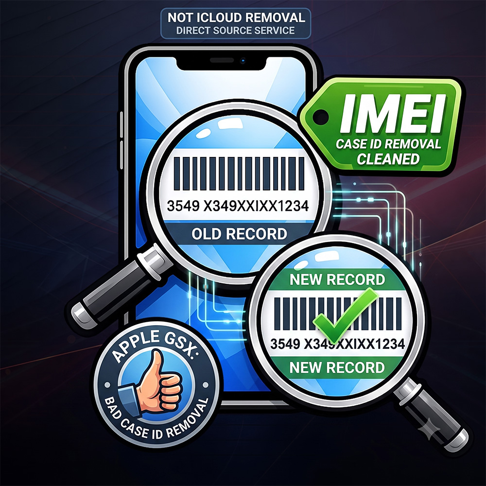 Apple GSX Bad Case ID Removal Service | Direct Source | Not iCloud Removal